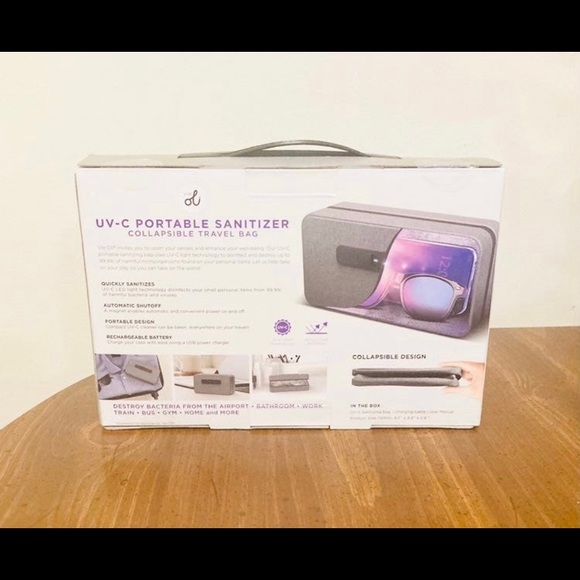 UV-C  Sanitizer Collapsible Travel Bag - Picture 3 of 9